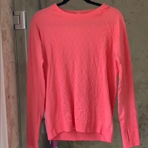 Pink lulu light sweater